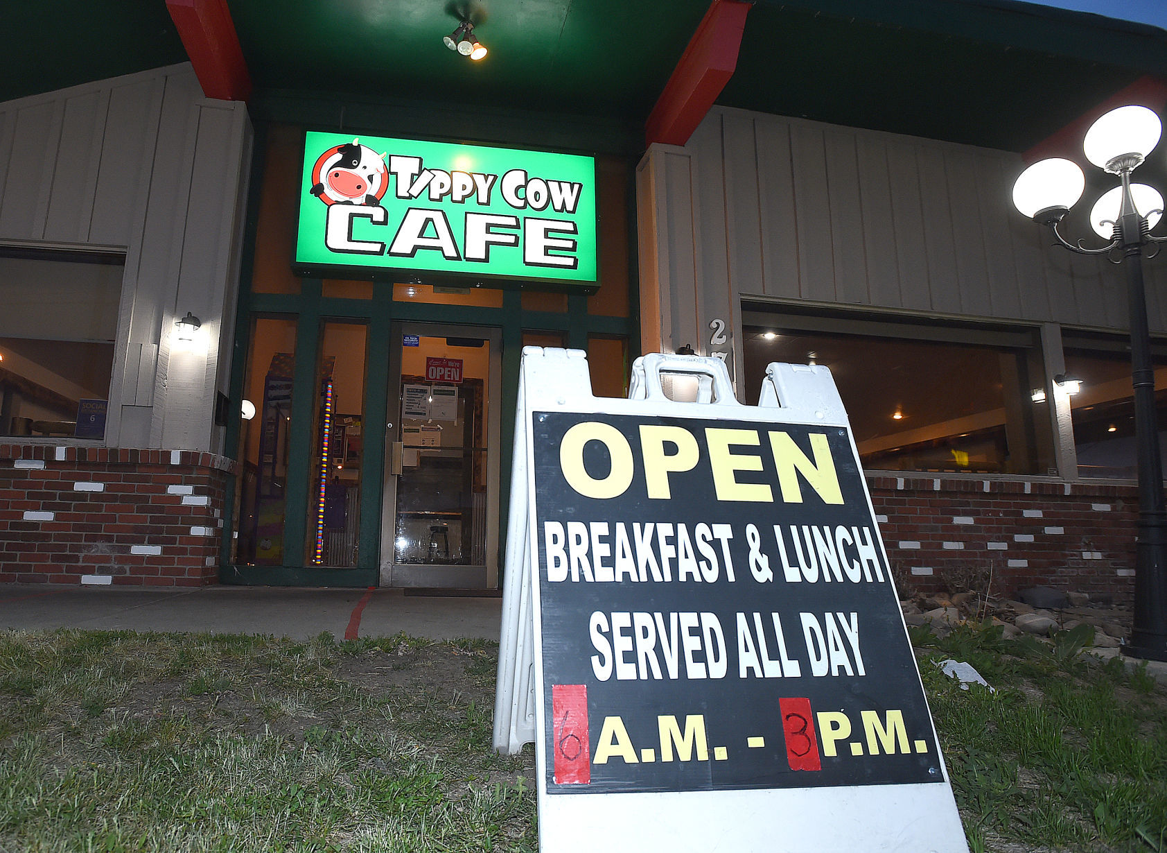 Restaurants open Monday morning